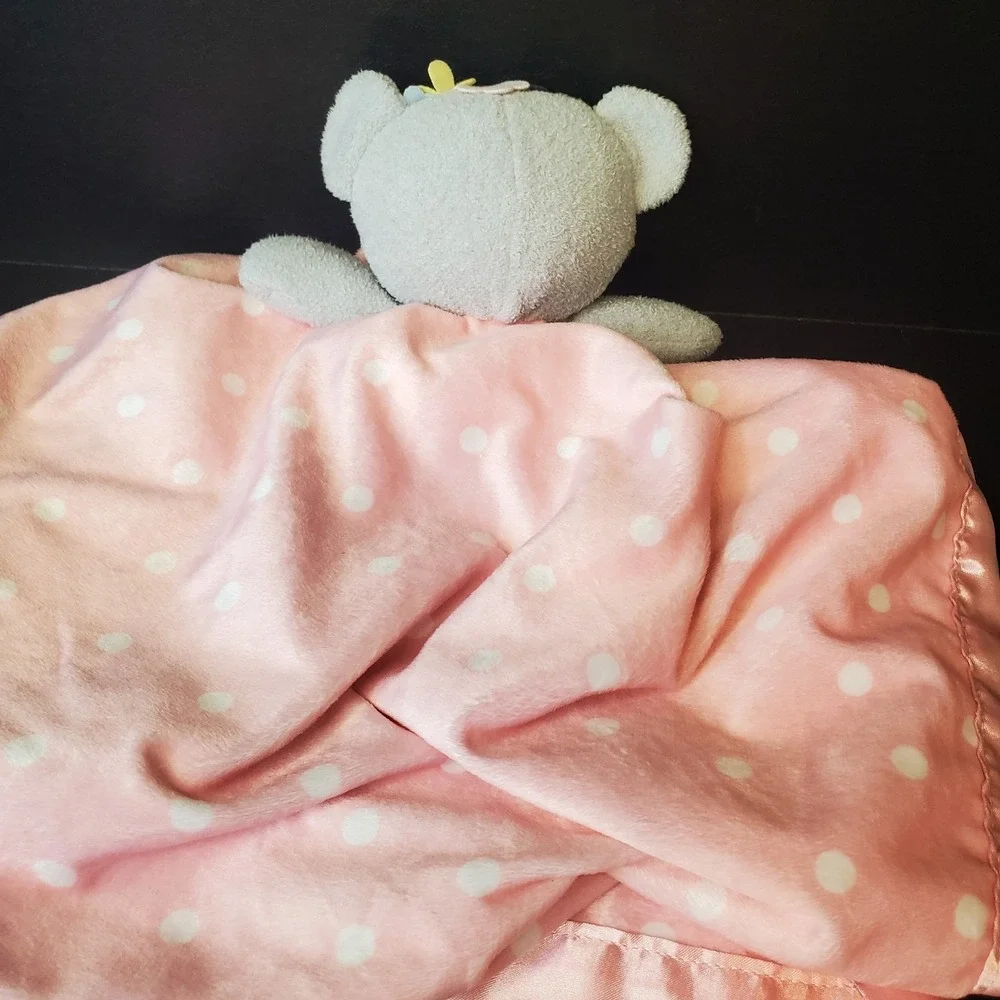 Koala‎ Bear Baby Security Blanket Lovey Pink X-Large Gerber Just Born XL Satin